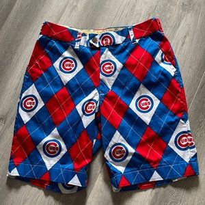 Loudmouth  MLB  Golf Chicago Cubs baseball men’s shorts  size 30